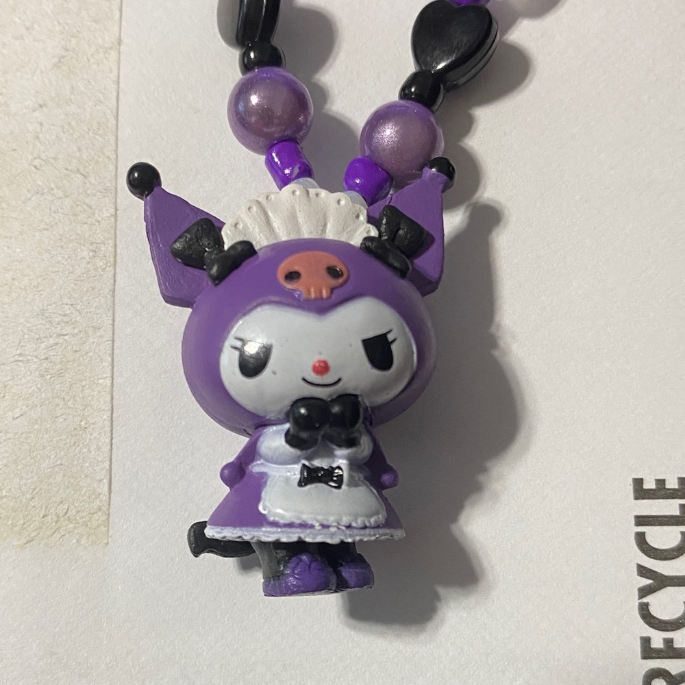 Hello Kitty Kuromi Purple and Black Phone Accessory - Picture 2 of 4